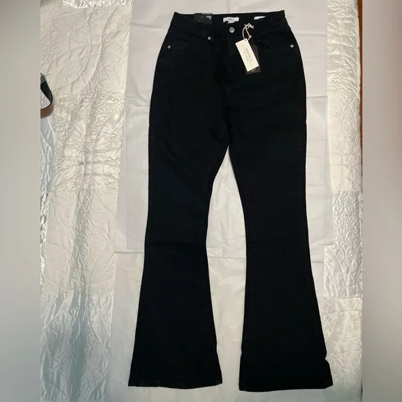 Curvy Mid-Rise Flare Jeans